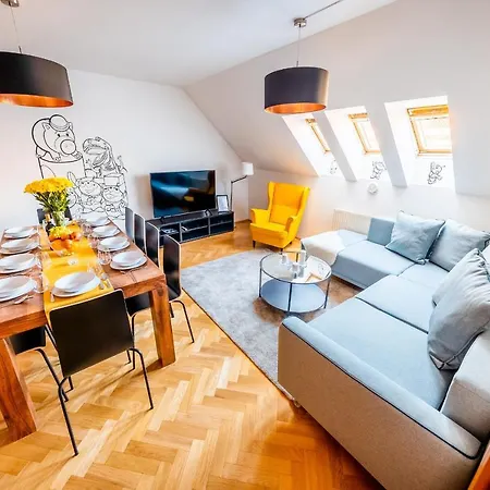 Klimentska Cartoon Apartments Prague Exterior photo